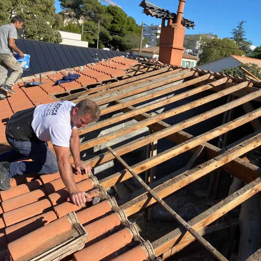 rénovation d'une couverture de toit à montpellier