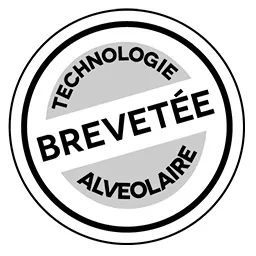 Technologie brevetée alvéolaire noir HD