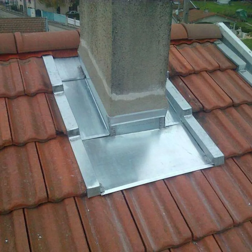 abergement de cheminée zinc