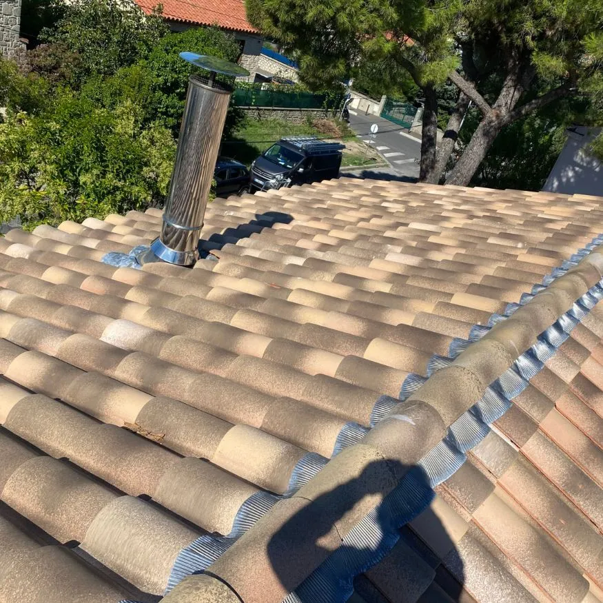 travaux sur toiture avec abergement sur mesure