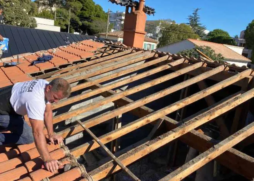 Rénovation de charpente secteur église Saint‑Étienne